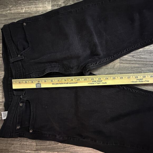 Levi’s 505 Black Denim Jeans W38 L32 | Classic Straight Leg | Water‑Less Finish - Picture 8 of 9